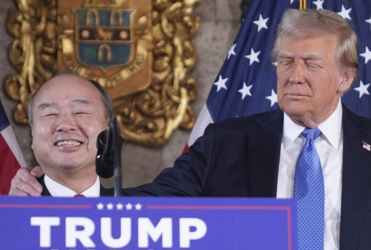 SoftBank investment with Son and Trump